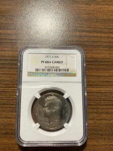 1971-S �P�l�f�B �n�[�t�_���[ 50�Z���g NGC �v���[�t PF PR 68* �X�^�[�J���I