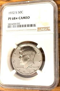 1972-S �P�l�f�B �n�[�t �_���[ NGC PF 68* �X�^�[ �J���I�B