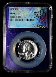 NGC PF68 1962�N 90%��� �v���[�t ���V���g���ё��N�H�[�^�[ 25�Z���g - �p�[�v���R�A