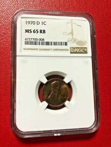 1970 D �����J�[���L�O�� NGC MS 65 RB �g�[��