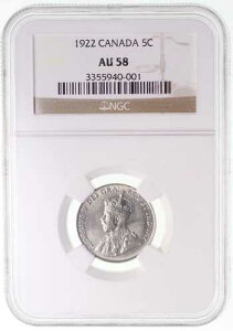 1922�N�J�i�_5�Z���g - NGC AU58 - 3355940-001