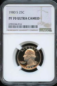 NGC - ���V���g�� �N�H�[�^�[ - 25 �Z���g - 1980 S - PF-70 -UC