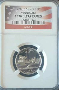 2005-S 25�Z���g��� �~�l�\�^�B�N�H�[�^�[ NGC PF70 �E���g���J���I