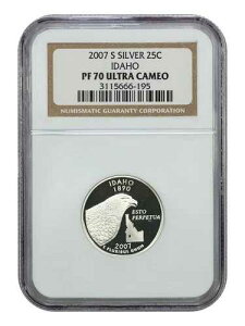 2007-S 25C �A�C�_�z NGC PR70DCAM (�V���o�[) - ���V���g�� 50 �B 25 �Z���g�d��