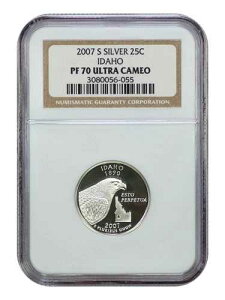 2007-S 25C �A�C�_�z NGC PR70DCAM (�V���o�[) - ���V���g�� 50 �B 25 �Z���g�d��