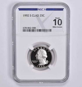 �v���[�t 10 UCam 1992-S CLAD ���V���g�� �N�H�[�^�[ NGC X NGCX