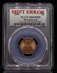 1999�N �����J�[���L�O�� �y�j�[�~���g �G���[ �u���[�h�X�g���b�N PCGS MS65RD