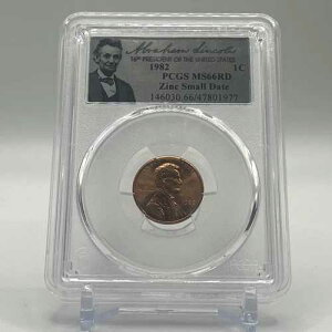 1982�N �����J�[���L�O�� �Z���g�y�j�[ PCGS MS66 RD ������ �X���[���f�C�g