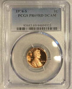 1974�N S�v���[�t �����J�[���L�O�Z���g .01C PCGS PR69RD DCAM