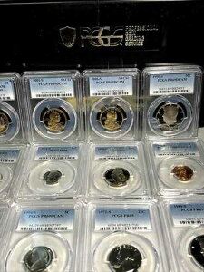*2��* �O���u�o�b�O PCGS GRADED PR69 DCAM �R�C�� �č��v���[�t�R�C�� �n�[�t�h�� - �h��