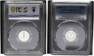 DDR 1 �y�j�b�q 1982-A PCGS PR67DCAM �v���[�t 113654-