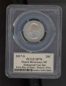 �I�U�[�N�E���o�[�E�F�C�Y NP�G���n���X�h UNC �Z�b�g �������s - �p�[�t�F�N�g PCGS SP70 - ��������