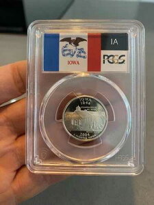2004-S 25�Z���g �B�N�H�[�^�[ �A�C�I�� PCGS PR69 DCAM 90% �V���o�[