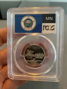2005-S 25�Z���g �~�l�\�^�B�N�H�[�^�[�ݕ� PCGS PR69 DCAM 90% �V���o�[