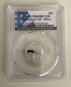 2010-S 25�Z���g �B�N�H�[�^�[ �C�G���[�X�g�[�� PCGS PR69 DCAM 90% �V���o�[