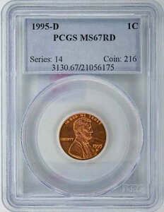 1995 D �����J�[���L�O�Z���g PCGS MS67RD