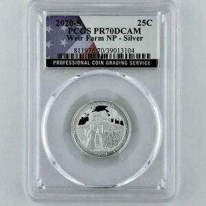 �E�B�A�[�t�@�[�� �V���o�[�N�H�[�^�[ PR 70 DCAM PCGS 2020-S �ō��O���[�h NP 25�Z���g ��������