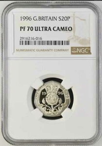 2/0 �g�b�v�|�b�v - 1996�N �C�M���X 20�y���X �V���o�[ �v���[�t NGC PF 70