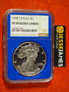 1998�N P�v���[�t �V���o�[�C�[�O�� NGC PF69 �E���g���J���I �u���[�R�A�z���_�[