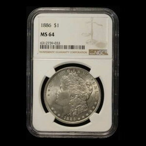 1886-P 1�h�� �����K����� NGC MS64 - �č���������