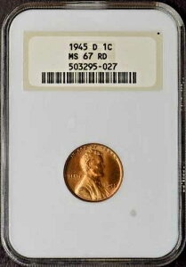 1945-D �����J�[�������Z���g - NGC MS67 RD - Gen 5 �I�[���h�t�@�b�e�B�z���_�[ - ?COINGIANTS?