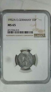 �h�C�c DDR 10 �y�j�b�q�A1952 A�ANGC MS 65 �L�[�f�[�g