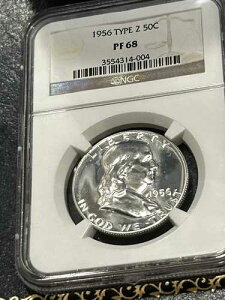Grandma Mary's Superlative 1956 ty 2 PQ NGC MS68 �v���[�t �V���o�[ �x���W �n�[�t$�z�b�g !-