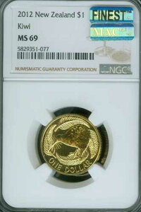 2012�N �j���[�W�[�����h�h�� NGC MS69 MAC FINEST MAC SPOTLESS 2,000�� ���s *