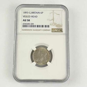 NGC �O���[�g�u���e�� 1893�N �V�b�N�X�y���X 6P ���F�[�������Ԃ������̃��B�N�g���A���� AU 58