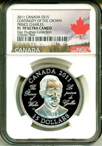 2011�N �J�i�_ S$15 �`���[���Y�c���q�̌p�� UHR NGC PL70 UC COA OGP