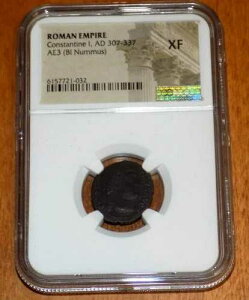 ���[�}�鍑�R���X�^���e�B�k�X 1 �� AD 307-337 BI Nummus �Ñネ�[�} NGC XF �O���[�h�R�C��