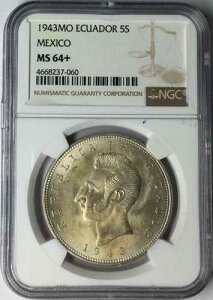 1943MO �G�N�A�h�� 5 �X�N�� �V���o�[ NGC MS64+ #
