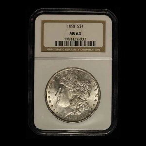 1898�N �����K����� 1�h�� NGC MS64 - �I�[���h�u���E�����x�� - ���������i�č��j