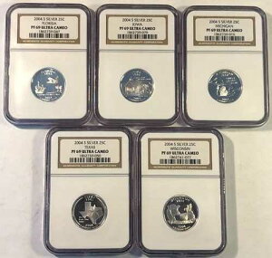 2004�N �B�N�H�[�^�[��� �v���[�t 5���Z�b�g PF69 �E���g���J���I NGC�AFL�AIA�AMI�ATX�AWI
