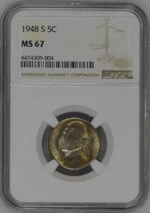 1948-S 5C �W�F�t�@�[�\���j�b�P�� NGC MS67 4474309-004