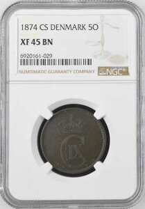 1874�N CS �f���}�[�N 5�z�� NGC�F��R�C�� XF 45 BN