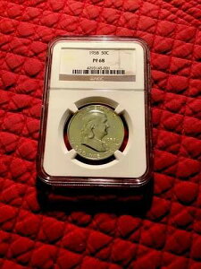 1958�N���v���[�t�E�t�����N�����E�n�[�t�_���[50�Z���g - NGC�O���[�hPF68�B���ʂ̂悤�Ȕ������\�ʁI