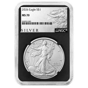 �v���Z�[�� - 2026�N $1 �A�����J�� �V���o�[ �C�[�O�� NGC MS70 ALS ���x�� ���g�� �R�A