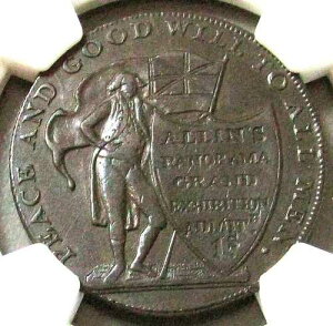 1796�N �C�M���X 1/2�y�j�[ �E�H���b�N�V���[�E�A�����̊������s�� NGC ��UNC 500��