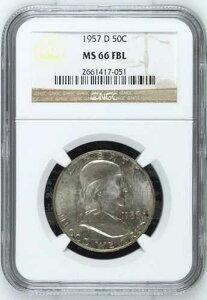 1957�N D �n�[�t�_���[ �t�����N���� NGC MS-66 FBL