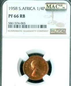 1958�N��A�t���J �t�@�[�W���O NGC PF66 RB 2ND FINEST MAC SPOTLESS 985 ���s�B