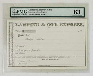 1860�N���Lamping & CO��Express�����s�X�g�b�N -- PMG�O���[�h63