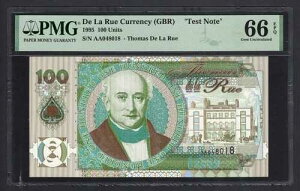 �f�E���E���[ (GBR)�A100 ���j�b�g�A1995 �N�A�g�[�}�X�E�f�E���E���[�A�u�e�X�g�m�[�g�vUNC �O���[�h 66