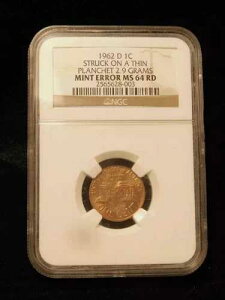 1962-D �����J�[���L�O�Z���g - NGC MS64RD �~���g�G���[ 2.4g �v�����V�F�b�g�ɑō�