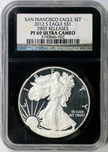 2012-S �v���[�t $1 �A�����J���C�[�O�� NGC ���g�� PF69UCAM NGC ���o��25���N