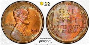 1941�N 1�Z���g �����J�[�� �E�B�[�g �Z���g PCGS MS 63 RB - �g�[�j���O
