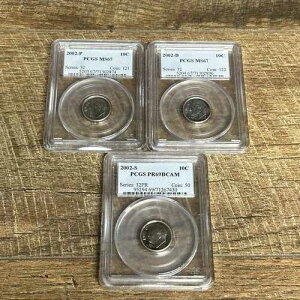 2002�N PDS ���[�Y�x���g �_�C�� - PCGS �Ӓ�ς�