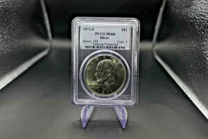 1971�N S Ike Dollar PCGS MS 66 ���i�ʃh���R�C�� �V���o�[�R�C��