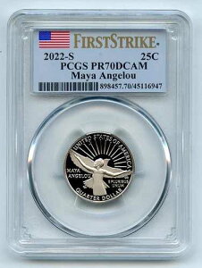 2022 S 25C �N���b�h �}�� �A���W�F�� �N�H�[�^�[ PCGS PR70DCAM �t�@�[�X�g �X�g���C�N