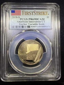 2020-S �A�����J���E�C�m�x�[�V�����E�_���[ CT �K�[�o�[ �σX�P�[�� �v���[�t PR69 FS PCGS